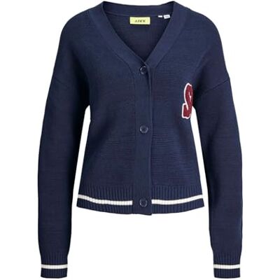 JJXX JACK & JONES Jxbrook kofta stickad, Sjöfartsblå, L JJXX JACK & JONES Jxbrook kofta stickad, Sjöfartsblå, L
