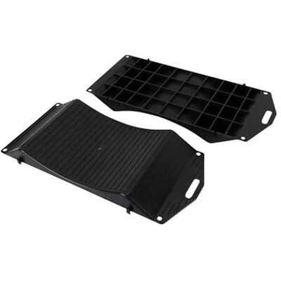 Relaxdays däckskydd mot plattningar, 2-pack, 10–20 tum, svart däckskor för veteranbilar och husvagnar Relaxdays däckskydd mot plattningar, 2-pack, 10–20 tum, svart däckskor för veteranbilar och husvagnar