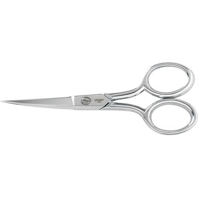 Böjda brodersaxar Fiskars Gingher - 4" med läderfodral Böjda brodersaxar Fiskars Gingher - 4" med läderfodral