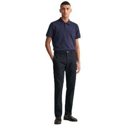 GANT Slim tech PREP chinos klassiska byxor, svart, standard, svart, 32W x 34L GANT Slim tech PREP chinos klassiska byxor, svart, standard, svart, 32W x 34L