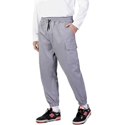 Hydra Clothing Byxor med Låg Häst Män Cargo Cargo Kuzi, Grå, XL Hydra Clothing Byxor med Låg Häst Män Cargo Cargo Kuzi, Grå, XL