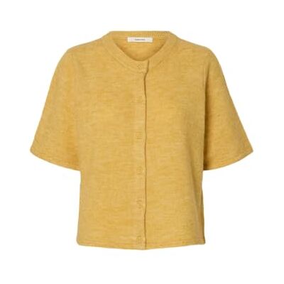 SELECTED WOMEN SELECTED Kvinnor Slflulu 2/4 stickad kofta Noos, ockra, XL SELECTED WOMEN SELECTED Kvinnor Slflulu 2/4 stickad kofta Noos, ockra, XL