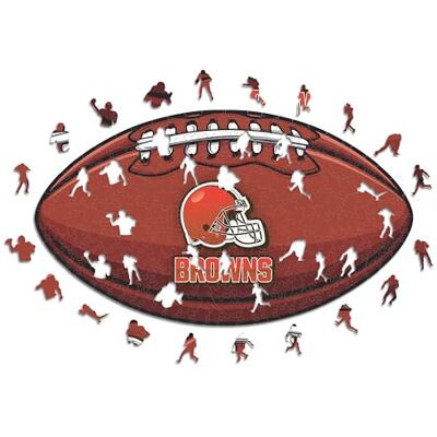 ICONIC Puzzles - Cleveland Browns - Fotbollslogga Träpussel S - Pussel Typ ICONIC Puzzles - Cleveland Browns - Fotbollslogga Träpussel S - Pussel Typ
