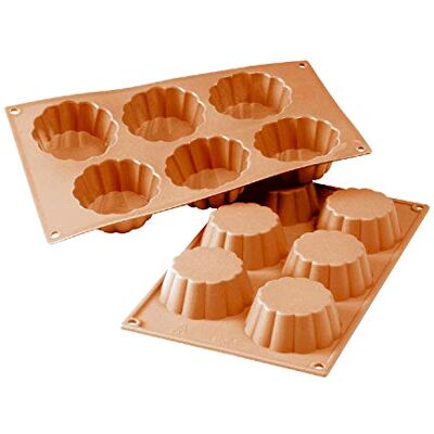 Silikomart SF035 Röd Brioches Form - Bakform Silikomart SF035 Röd Brioches Form - Bakform