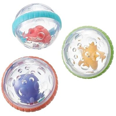 Nuby Babysim - Flytande Bubbly Buds - Sensorisk Lek - Lätt att Hålla & Rengöra Nuby Babysim - Flytande Bubbly Buds - Sensorisk Lek - Lätt att Hålla & Rengöra