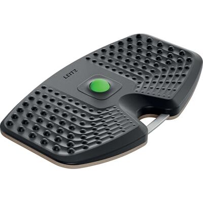 Leitz Ergo Active Balansbräda, För Ståskrivbord Hemma, På Kontoret Eller Gymmet, PU-skum, Motverkar Utmattning, Strukturerad, Lätt, Löstagbar Massageboll Leitz Ergo Active Balansbräda, För Ståskrivbord Hemma, På Kontoret Eller Gymmet, PU-skum, Motverkar Utmattning, Strukturerad, Lätt, Löstagbar Massageboll