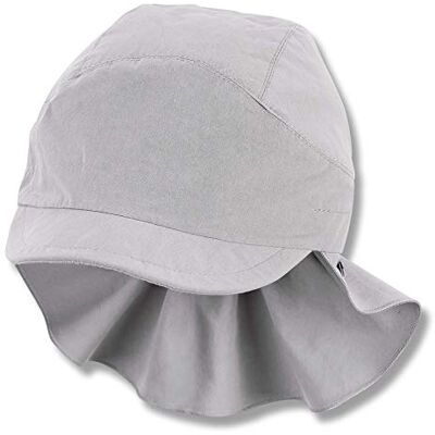 Sterntaler Barns toppmössa med nackskydd, Rökgrå, 49 cm Sterntaler Barns toppmössa med nackskydd, Rökgrå, 49 cm
