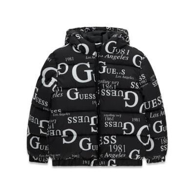 GUESS UnisexOVERSIZE HUVA VADDERAD LS PUFFOUTERWEARBLACK_LOGO MANIA UNIstorlek 7 längd N GUESS UnisexOVERSIZE HUVA VADDERAD LS PUFFOUTERWEARBLACK_LOGO MANIA UNIstorlek 7 längd N