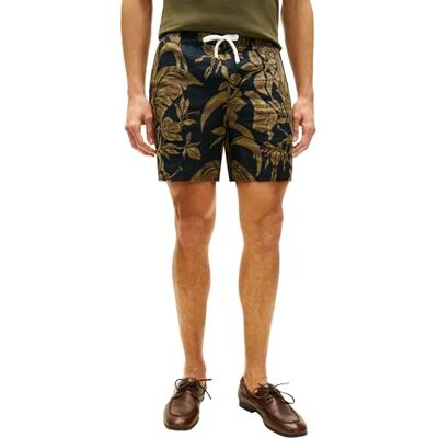 Tommy Hilfiger herr Dover 6" Po linne blommig AOP 2/2 MW0MW42546, svart, 31W/Nil Tommy Hilfiger herr Dover 6" Po linne blommig AOP 2/2 MW0MW42546, svart, 31W/Nil