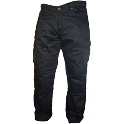 Motorcykel cargojeans i svart med Kevlar Australian Neovlivňoval Gear - 40R Motorcykel cargojeans i svart med Kevlar Australian Neovlivňoval Gear - 40R