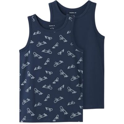 NAME IT Namn IT pojkar titan Nkmtank top 2P skater Noos, Numeric_158 (2-pack) NAME IT Namn IT pojkar titan Nkmtank top 2P skater Noos, Numeric_158 (2-pack)