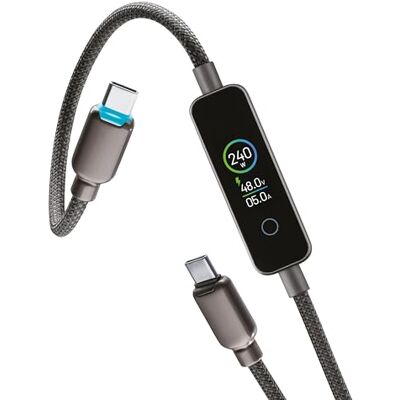 Cellularline USB-C Kabel USBDATATFTC2C12K - 1,2 m, Svart Cellularline USB-C Kabel USBDATATFTC2C12K - 1,2 m, Svart