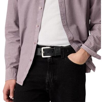 Levi's Arlo Wide Prong Belt Caviar Levi's Arlo Wide Prong Belt Caviar