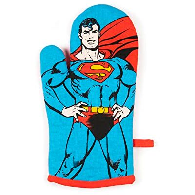 Superman ugnsvante - One size, Bomullsfoder, Polyestertäcke Superman ugnsvante - One size, Bomullsfoder, Polyestertäcke