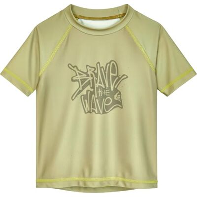Playshoes Badeshirt Dermoprotective Jersey, Olive Wave, 110-116 barn Playshoes Badeshirt Dermoprotective Jersey, Olive Wave, 110-116 barn