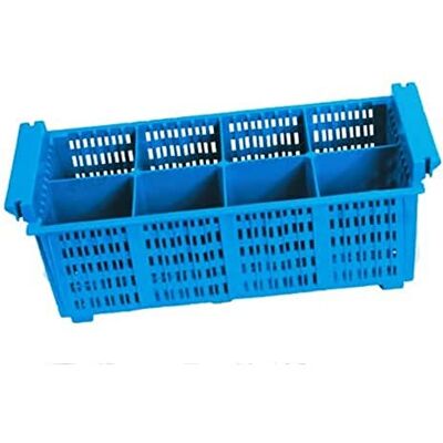 LACOR Besticklådsorganisatör - 8 Fack, Blå - Professionell Kvalitet LACOR Besticklådsorganisatör - 8 Fack, Blå - Professionell Kvalitet