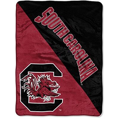 Northwest NCAA South Carolina Fighting Gamecocks unisex-vuxen mikro Raschel filt, 117 cm x 152 cm, halvton Northwest NCAA South Carolina Fighting Gamecocks unisex-vuxen mikro Raschel filt, 117 cm x 152 cm, halvton