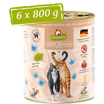 GranataPet Veal PUR - Kornfri våtfôr til katter, kalv GranataPet Veal PUR - Kornfri våtfôr til katter, kalv