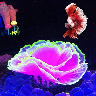 Besimple Akvarium korall prydnad glödande effekt korall dekor harts akvarium växter dekoration för akvarium landskap Besimple Akvarium korall prydnad glödande effekt korall dekor harts akvarium växter dekoration för akvarium landskap