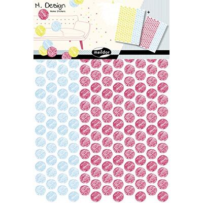M.Design Gula Väggklistermärken - Set med 2 - 34,5 x 49 cm - Väggdekoration M.Design Gula Väggklistermärken - Set med 2 - 34,5 x 49 cm - Väggdekoration