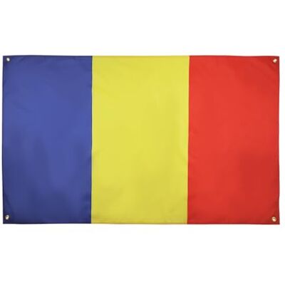 AZ FLAG Tchad-flagga 150 x 90 cm med 4 öljetter, Tchadisk flagga för balkong eller vägg AZ FLAG Tchad-flagga 150 x 90 cm med 4 öljetter, Tchadisk flagga för balkong eller vägg