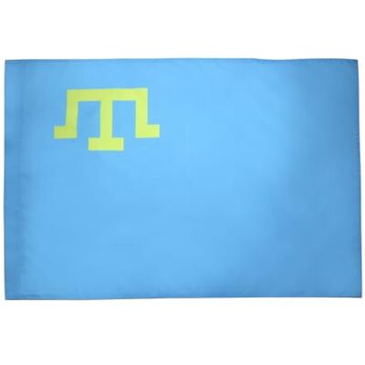 Tatar Crimea-flagga 90x60cm - Fäste för stång Tatar Crimea-flagga 90x60cm - Fäste för stång