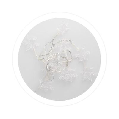 WatioWave 1,35 m genomskinliga LED-snöflingor, kallt ljus perfekt för juldekorationer och festliga evenemang. WatioWave 1,35 m genomskinliga LED-snöflingor, kallt ljus perfekt för juldekorationer och festliga evenemang.