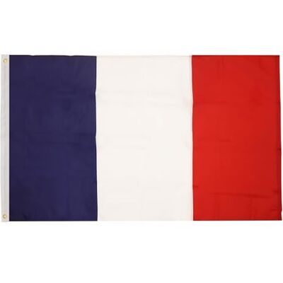 AZ FLAG Frankrike premiumflagga 150 x 90 cm fransk flagga sydd 200D nylon med integrerade metallöglor 200 g AZ FLAG Frankrike premiumflagga 150 x 90 cm fransk flagga sydd 200D nylon med integrerade metallöglor 200 g