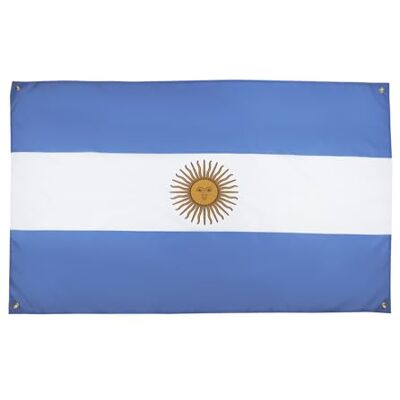AZ FLAG Argentinsk flagga 150 x 90 cm med 4 öljetter, argentinsk flagga för balkong eller vägg AZ FLAG Argentinsk flagga 150 x 90 cm med 4 öljetter, argentinsk flagga för balkong eller vägg