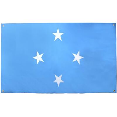 AZ FLAG Mikronesisk flagga 150x90 cm med 4 öljetter, mikronesisk flagga för balkong eller vägg AZ FLAG Mikronesisk flagga 150x90 cm med 4 öljetter, mikronesisk flagga för balkong eller vägg