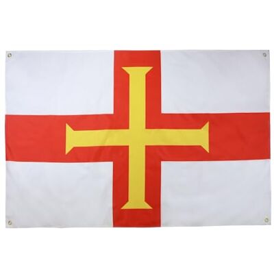 AZ FLAG Guernsey-flagga 150x90 cm med 4 öljetter, engelsk flagga för balkong eller vägg AZ FLAG Guernsey-flagga 150x90 cm med 4 öljetter, engelsk flagga för balkong eller vägg