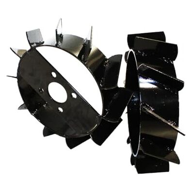 Bricoferr Ett par jordbrukshjul i järn 400 x 10 Bricoferr Ett par jordbrukshjul i järn 400 x 10