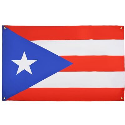 AZ FLAG Puerto Rico flagga 150 x 90 cm med 4 öljetter, puertoricansk flagga för balkong eller vägg AZ FLAG Puerto Rico flagga 150 x 90 cm med 4 öljetter, puertoricansk flagga för balkong eller vägg