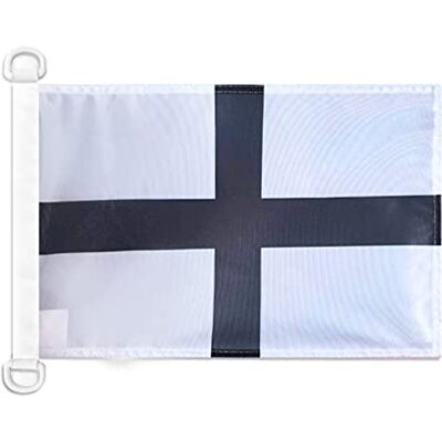 AZ FLAG Brittisk kroaz nautisk flagga 45 x 30 cm Breton båtflagga Breton-kors 30 x 45 cm AZ FLAG Brittisk kroaz nautisk flagga 45 x 30 cm Breton båtflagga Breton-kors 30 x 45 cm