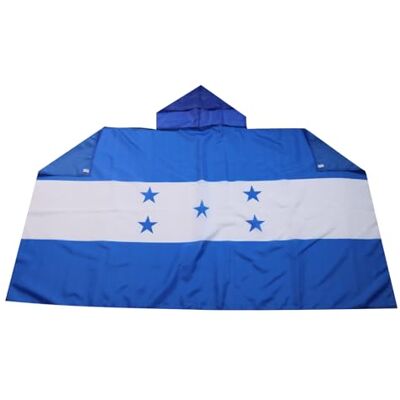 AZ FLAG Honduras flagga 150 x 90 cm Honduransk flagga cape 100% polyester med integrerade ärmar Body Flag 80 g AZ FLAG Honduras flagga 150 x 90 cm Honduransk flagga cape 100% polyester med integrerade ärmar Body Flag 80 g