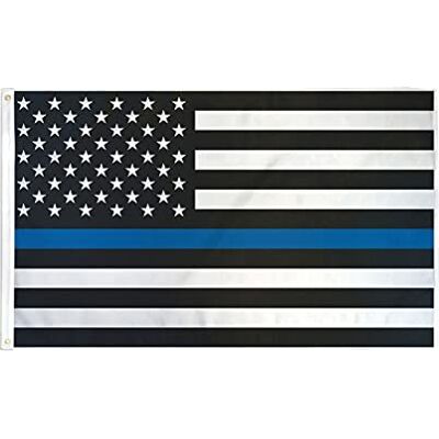 AZ FLAG USA blå svart linje flagga 90 x 60 cm tunn blå linje 100% polyesterflagga med integrerade metallöglor paviljong 50 g AZ FLAG USA blå svart linje flagga 90 x 60 cm tunn blå linje 100% polyesterflagga med integrerade metallöglor paviljong 50 g