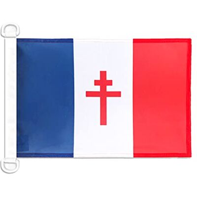 AZ FLAG Fri fransk flagga 1940-1944 45 x 30 cm fransk nautisk flagga speciellt motstånd båt och yttre nätblockerad med integrerade plastringar 30 g AZ FLAG Fri fransk flagga 1940-1944 45 x 30 cm fransk nautisk flagga speciellt motstånd båt och yttre nätblockerad med integrerade plastringar 30 g
