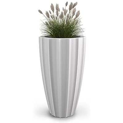 Mayne Planterare, Polyeten (PE), Vit, 71 cm (28 tum) Mayne Planterare, Polyeten (PE), Vit, 71 cm (28 tum)