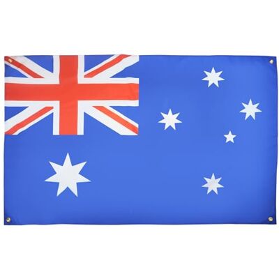 AZ FLAG Australiens flagga 150x90 cm med 4 öljetter, Australisk flagga för balkong eller vägg AZ FLAG Australiens flagga 150x90 cm med 4 öljetter, Australisk flagga för balkong eller vägg