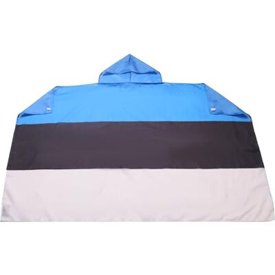 AZ FLAG Estlands flagga 150 x 90 cm Estnisk flagga cape 100% polyester med integrerade ärmar Body Flag 80 g AZ FLAG Estlands flagga 150 x 90 cm Estnisk flagga cape 100% polyester med integrerade ärmar Body Flag 80 g