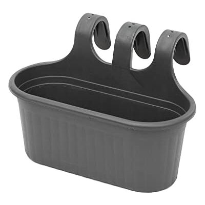 Tildenet Gardenware Dubbel balkong hängande växtkruka med inbyggda krokar L38 cm B 18 cm H 16 cm FBHD38 Tildenet Gardenware Dubbel balkong hängande växtkruka med inbyggda krokar L38 cm B 18 cm H 16 cm FBHD38