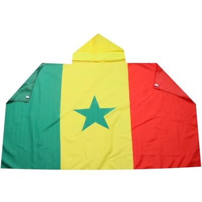 AZ FLAG Senegals flagga 150 x 90 cm Senegalesisk flagga cape 100% polyester med integrerade ärmar Body Flag 80 g AZ FLAG Senegals flagga 150 x 90 cm Senegalesisk flagga cape 100% polyester med integrerade ärmar Body Flag 80 g
