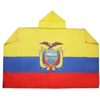 AZ FLAG Ecuadors flagga 150 x 90 cm Ecuadoriansk flagga cape 100% polyester med integrerade ärmar Body Flag 80 g AZ FLAG Ecuadors flagga 150 x 90 cm Ecuadoriansk flagga cape 100% polyester med integrerade ärmar Body Flag 80 g