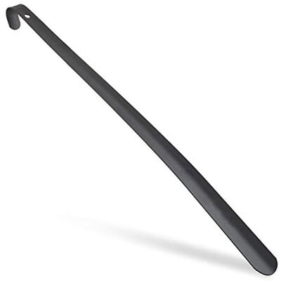 Relaxdays Skohorn metall, bekväm, stabil, 60 cm lång, stor skohorn för upphängning, med handtag, svart, järn, 1 st Relaxdays Skohorn metall, bekväm, stabil, 60 cm lång, stor skohorn för upphängning, med handtag, svart, järn, 1 st
