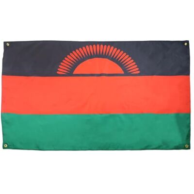AZ FLAG Malawi-flagga 150 x 90 cm med 4 öljetter, malawisk flagga för balkong eller vägg AZ FLAG Malawi-flagga 150 x 90 cm med 4 öljetter, malawisk flagga för balkong eller vägg