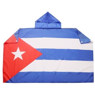 AZ FLAG Kuba-flagga 150 x 90 cm Cape med kubansk flagga 100% polyester med integrerade ärmar Body Flag 80 g AZ FLAG Kuba-flagga 150 x 90 cm Cape med kubansk flagga 100% polyester med integrerade ärmar Body Flag 80 g