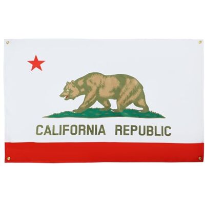 AZ FLAG Kaliforniens flagga 150 x 90 cm med 4 öljetter, Kalifornien flagga för balkong eller vägg AZ FLAG Kaliforniens flagga 150 x 90 cm med 4 öljetter, Kalifornien flagga för balkong eller vägg