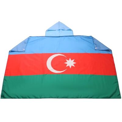 AZ FLAG Azerbajdzjansk flagga 150 x 90 cm Azerbajdzjansk flagga cape 100% polyester med integrerade ärmar Body Flag 80 g AZ FLAG Azerbajdzjansk flagga 150 x 90 cm Azerbajdzjansk flagga cape 100% polyester med integrerade ärmar Body Flag 80 g