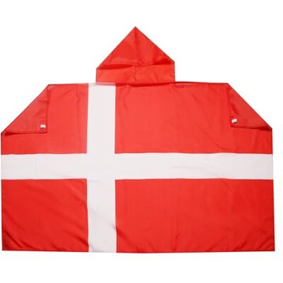 AZ FLAG Danmarks flagga 150 x 90 cm Dansk flagga cape 100% polyester med integrerade ärmar Body Flag 80 g AZ FLAG Danmarks flagga 150 x 90 cm Dansk flagga cape 100% polyester med integrerade ärmar Body Flag 80 g