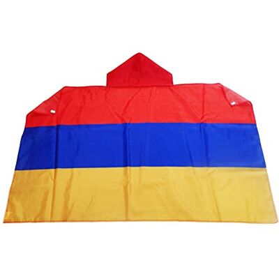 AZ FLAG Armeniens flagga 150 x 90 cm armenisk flagga cape 100% polyester med integrerade ärmar Body Flag 80 g AZ FLAG Armeniens flagga 150 x 90 cm armenisk flagga cape 100% polyester med integrerade ärmar Body Flag 80 g